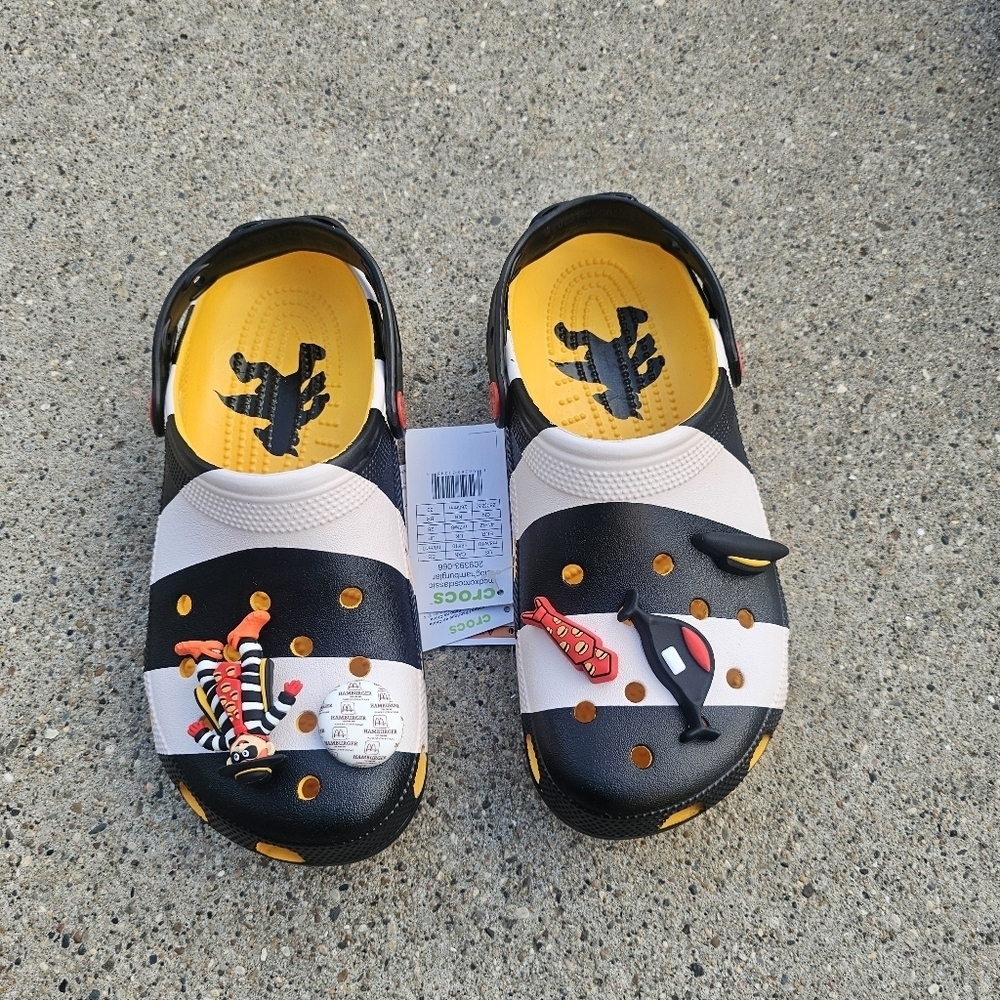 New Crocs McDonald's Sandals Women's Size 8 & 9 - Picture 3 of 14